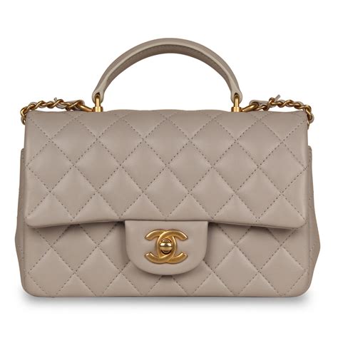 chanel top handle vanity bag|mini flap bag chanel 2021.